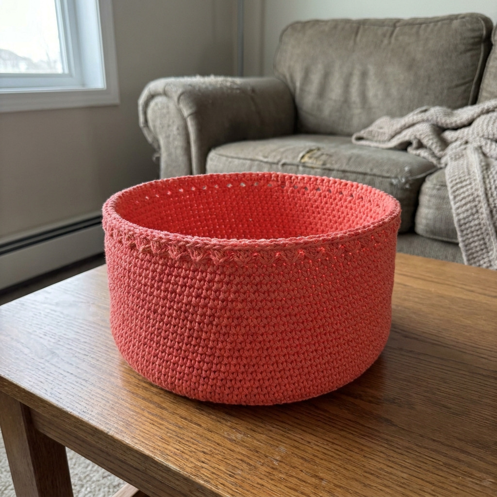 How to Stiffen a Crochet Basket So It Holds Its Shape